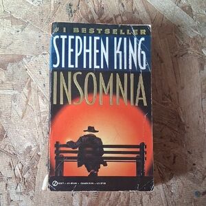 Stephen King Insomnia - Orange Cover Paperback